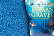 Sonic Blue Colored Aquarium Fish Tank Gravel Substrate, Aquatic Safe 4.4lb