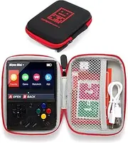 Hard Carrying Case for Miyoo Mini Plus Portable Game Console, EVA Bag Storage Holder for Miyoo 3.5 inch Portable Game Console Accessories All in One Travel Storage Case