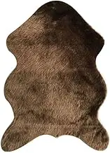 Modern Sheepskin Rug Fluffy Soft Wool Shaggy Area Rugs Faux Fur Rug Hairy Mats Brown x1