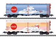 Marklin HO Clearance Brand New 45687 Coca Cola Boxcar Set