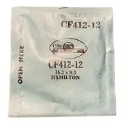 Germanow-Simon Mach (GS) CF412-12 Watch Crystal 16.3x9.3 NOS Part Hamilton