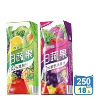 在飛比找生活市集優惠-【波蜜】一日蔬果100%蔬果汁 250ml (18入/箱) 