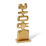 E Style Kirk Home Decorative Sculpture Ornament Statue - Gold 18 x 10 x 48cm