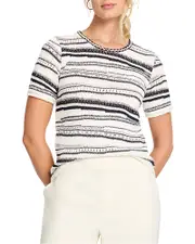 Nic+Zoe Shoreline Mix Knit Tee