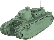 MRY-SFW LF100668 1/100 15mm Wargaming Military Model Kit France FCM 2C Heavy Hell Buggy