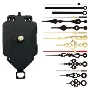 Wall Clock DIY Accessories Including Pendulum and Multiple Hand Styles