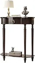 Console Entryway Table with Storage Shelves, Vintage Buffet Sideboard Book Shelf Nightstand Storage Cabinet, Narrow Sofa Table for Kitchen, Hallway, Foyer, Couch, Corridor, Living Room, Office
