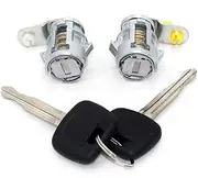 2pcs Left Right Door Lock Cylinder Key Set Fit for 88-97 Toyota 4Runner Pickup Hilux LN85 LN86 LN90 LN100 LN106 LN107 LN111