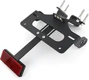 License Plate Tail Light Holder For FZ-07 / For MT- 07 2014-2024 MT07 R7 2021-2024 Number License Plate Holder Frame Rear Tail Tidy Fender Eliminator Kit