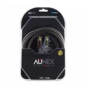 New Aunex AP-RCA17 Performance Series 17ft 2-CH Twisted RCA Interconnects 1YR WR