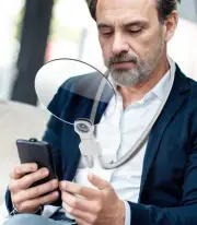 Hands Free Magnifying Glass for Reading - 5X Neck Wear Magnifying Glasses, Fl...