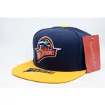 MITCHELL & NESS NBA 金州勇士隊 LOGO BILL 可調式帽子