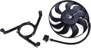 PMGMZPGPMA 290mm Right Small Radiator Cooling Fan Motor W/Bracket Compatible with Golf Compatible with Jetta Compatible with Au-di TT Couper 1JD959455A 1J0959455K/M/L 1C0959455C Car Fans & Kits