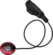 Piezo Microphone Pickup Compact Easy Install 6.35mm Female Jack Universal Cable Guitar Ukulele Banjo Red