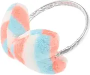 [WOFASHPURET] Plush Heart Earmuffs for Girls Windproof Ear Covers Cute Design Winter Ear Warmers