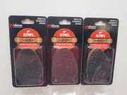 Lot of 3 KIWI Sure Step Non-Skid Shoe Pads for Men or Women Shoes 2 Ct. Black