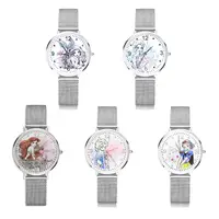 在飛比找PChome24h購物優惠-Disney迪士尼 美麗公主系列細緻插畫風格針織鐵帶手錶