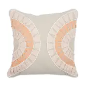 Coast To Coast Home Cameo Cotton Couch/Bed Throw Pillow/Cushion 48cm Peach/NAT