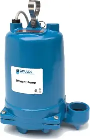 Goulds WE2034H Submersible Effluent Pump, 2 HP, Three Phase, 460 V, 5.8 Max Amps