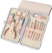 7/10/12/18/19Pcs/Set Manicure Set Pedicure Nail Tools Kit Stainless Steel Nail Cutter Scissor Clippers Professional Manicure Set,MGJ,12Pcs
