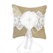 Hot Vintage Burlap Peacock Feather Lace Rustic Wedding