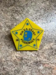 1975 21st U.S. Grant Pilgrimage Neckerchief Slide Boy Scouts