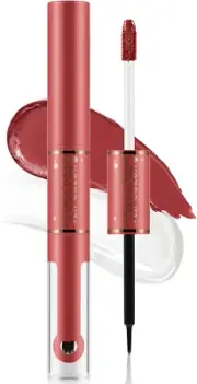 Apooliy 2 in 1 Lip Gloss, Highly Pigmented Matte Lipstick, Plumping Lip Oil, ...