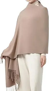 [Gochoneng] Women's Scarf Pashmina Shawls and Wraps for Evening Dresses Wedding Bridesmaid Bride Shawl Soft Winter Warm Scarves, Khaki