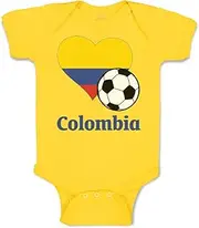Cute Rascals Baby Bodysuit Colombian Soccer Colombia Football Boy & Girl Baby Clothes Funny Cotton