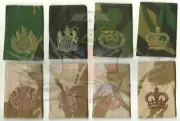 British Army Surplus DPM & Desert dpm Rank Slide,CSM,RQMS,Warrant Officer,SSM