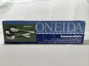 ONEIDA BELMONT STAINLESS STEEL ~ 3 Piece Serving Salad Set ~ NOS