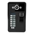 7in Fingerprint Password Video Intercom 2 Monitor Wired Doorbell Access FTD