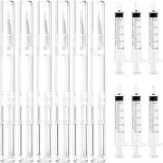 Paint Brush Pen | Refillable Paint Pen Brush,Wall Paint with Touchup Paint Syringe for Wall Cabinets Furniture Stains Scratches (transparent)