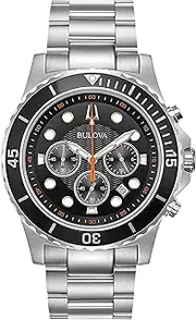 [Bulova] Classic Chronograph Men's Stainless Steel Watch
