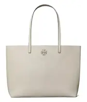 NWT TORY BURCH $398 FEATHER GRAY MCGRAW TOTE BAG