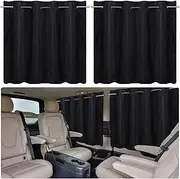 ZATOOTO Car Window Shades with Extendable Rods, Blackout Shade for Baby and Car Sun Shade, Dual Use Side Window and Rear Hatch Shade for Most SUV, MPV, Truck, Van