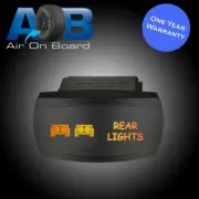 Rocker switch 6B43SO REAR LIGHTS amber ON/OFF waterproof SPST marine