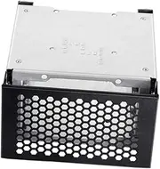 HOMSFOU 3.5 Inch Storage Hard Drive Rack Aluminum Bracket External HDD Enclosure Cage for 3 Drives