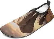 [BTCOWZRV] Water Shoes for Women Men Walking Elephant Water Sports Shoes Slip-on Breathable Lightweight Athletic Aqua Sock