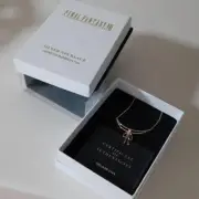 FINAL FANTASY XII FF7 Official Silver Necklace Aerith Ribbon Ver Materia Pendant
