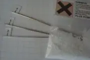 Step Brazing Kit for Model Steam Engines, 55% Ag; 45% Ag & 30% Ag, Plus Flux