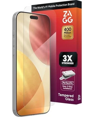 Glass + Screen Protector for - 3X Stronger, Impact & Shatter iPhone 17 Pro Max