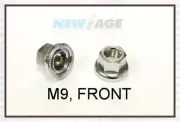 Pair Track Axle Nuts Bicycle Wheel Raod Track Fixie Vintage Front M9