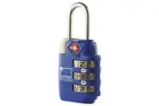 1x Lewis N Clark TSA Approved Combination Lock Travel Luggage Padlock - Blue
