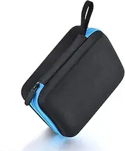Ential Oils Carrying Case 12 Slots Ential Oil Bottles Storage Box Travel Bag with Foam Rt Mesh Pocket Blue