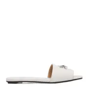 Alexander McQueen T-Bar Slip-On Slides 37,38,39,40 White