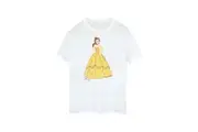 Beauty And The Beast Womens/Ladies Belle Cotton Boyfriend T-Shirt (White) - UTBI658