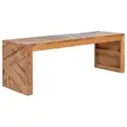 Industrial Solid Teak Wood Timber TV Stand Unit Display Storage Console Table