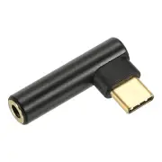 USB Type C to 3.5mm Headphone Jack Adapter USB C to Aux Audio Adapter, Black