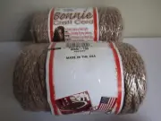 Lot of 2 Rolls of Pottery 6mm Bonnie Braid Braided Macrame Craft Cord 200yds